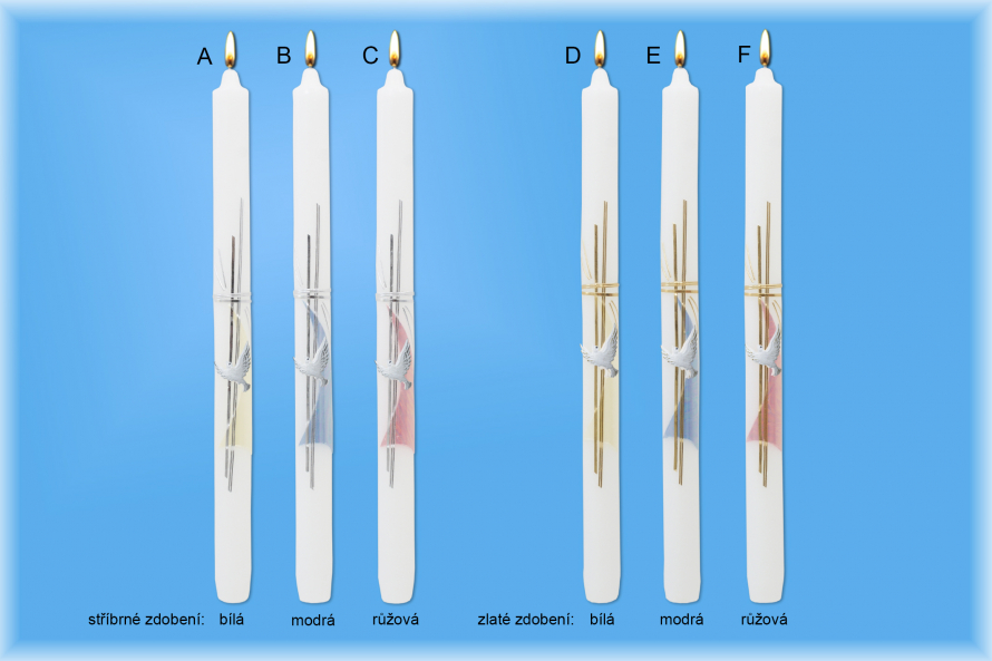 Křestní svíce 1001/E