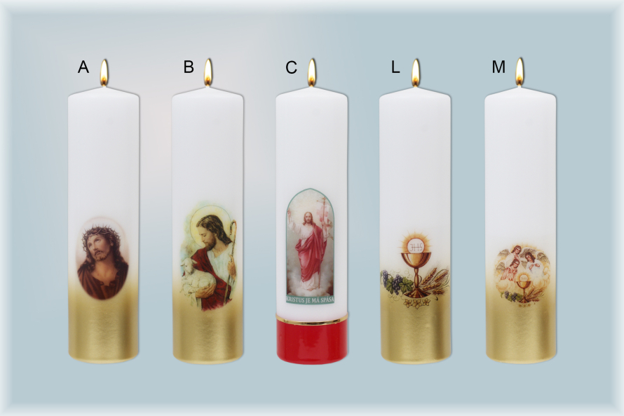 Oltářní svíce tisk 1023