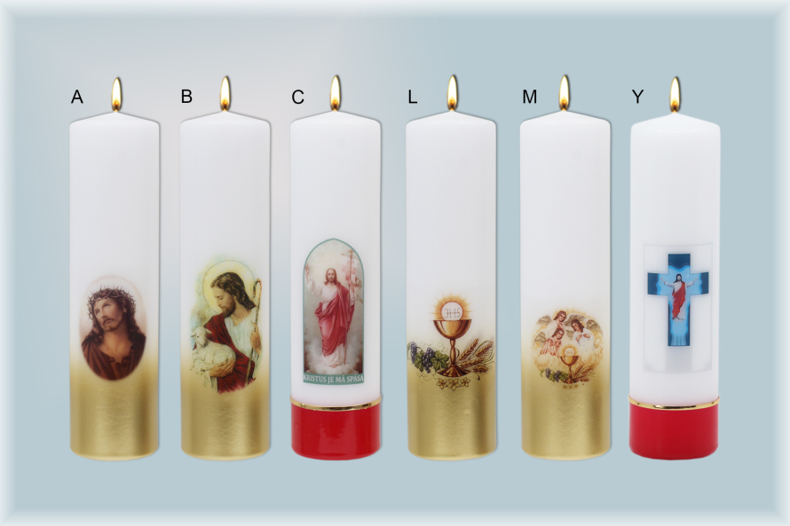 Oltářní svíce tisk 1023