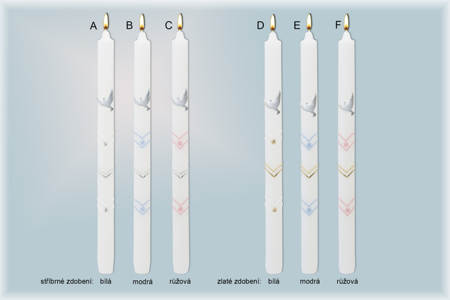 Křestní svíce 1044