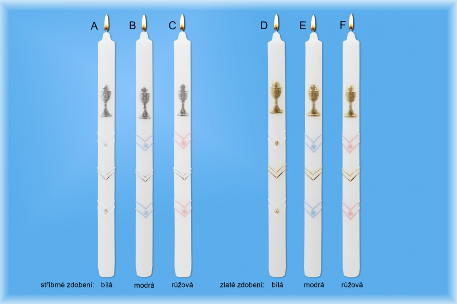 Svíce k 1.sv.přijímání 1044
