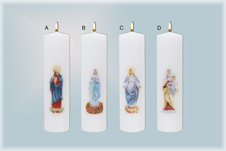 Oltářní svíce tisk 1440 - Mariánské I.