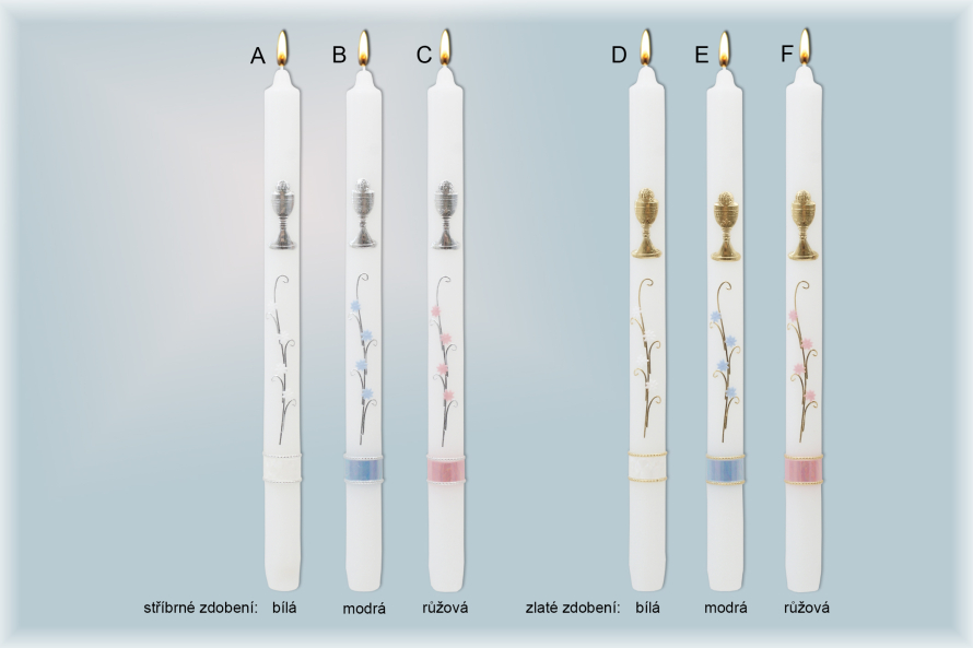 Svíce k 1.sv.přijímání 1001/B
