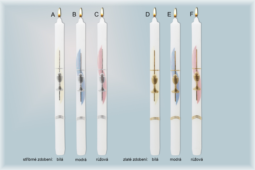 Svíce k 1.sv.přijímání 1001/C