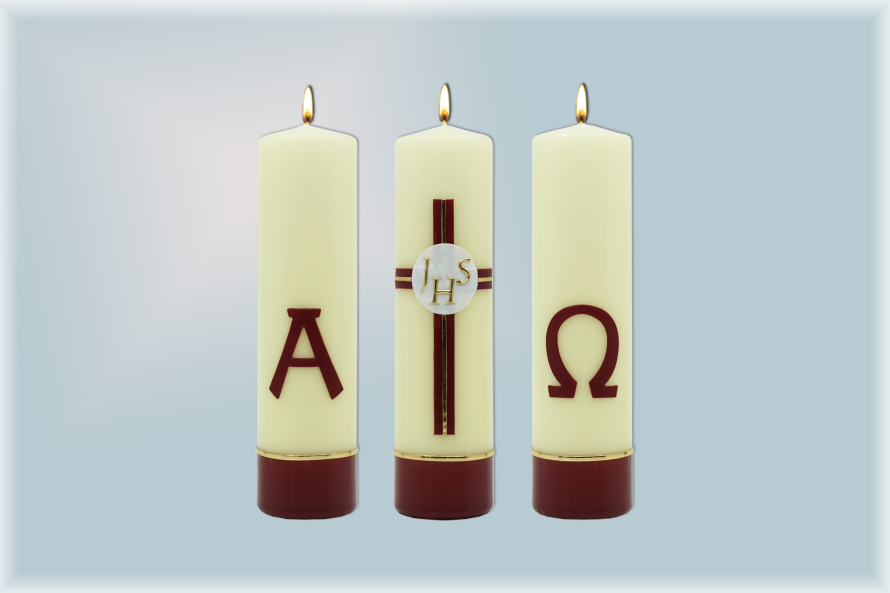 Sada oltářních svící - slon.kost/17