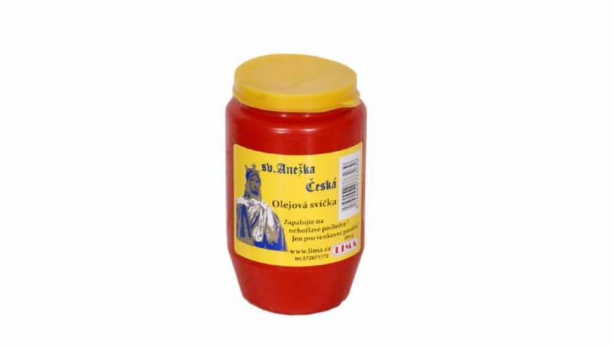 Olejová svíce "sv.Anežka Česká" 160g