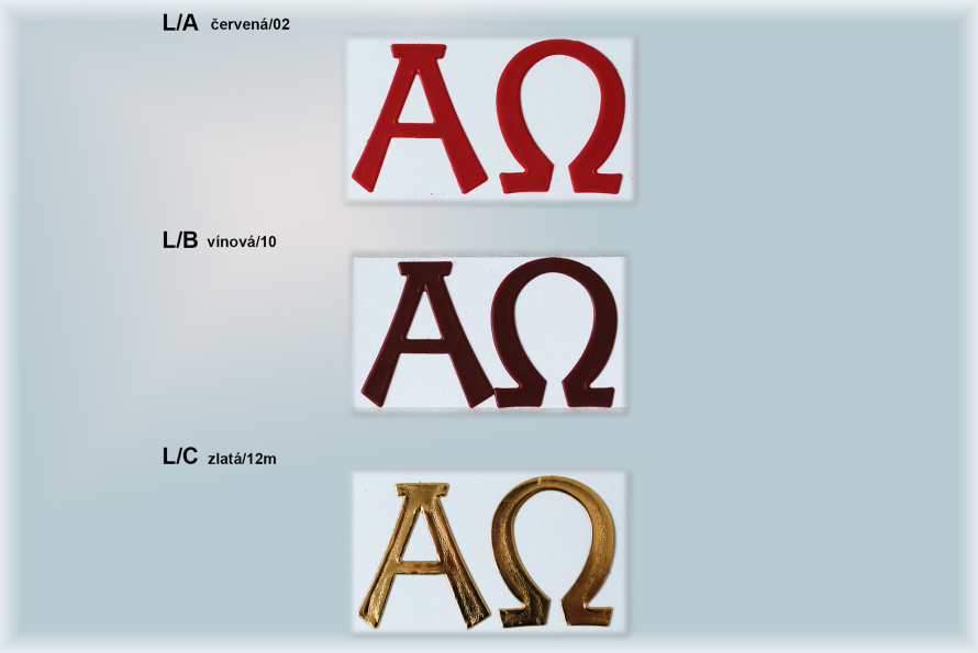 Písmena pro paškály "L"