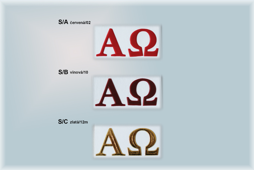 Písmena pro paškály "S"