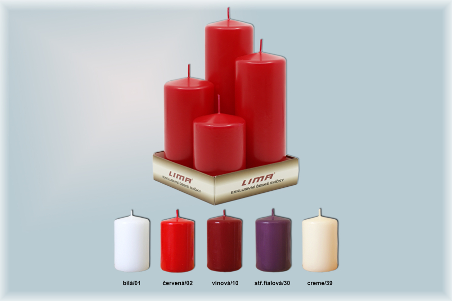 Válce Ø60mm pyramida (4ks/bal.)