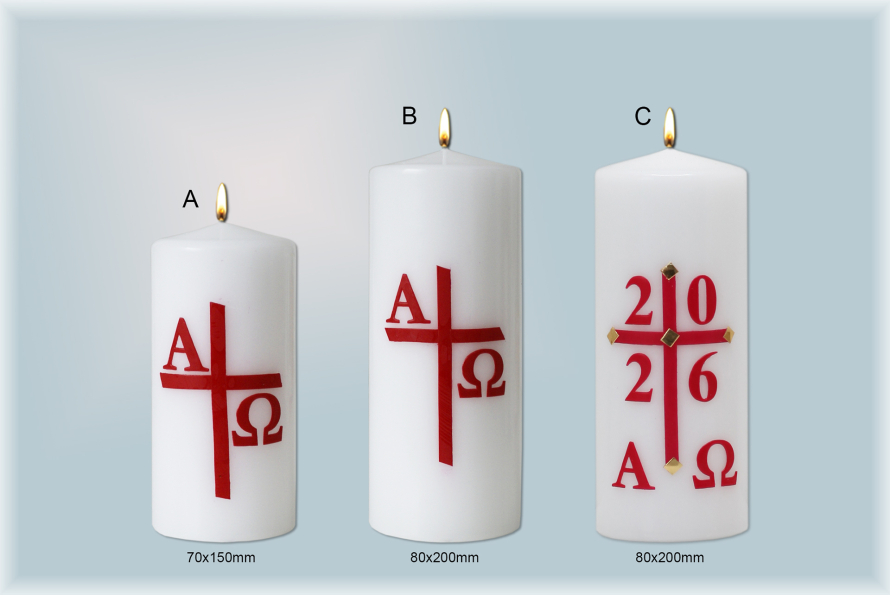 Svíce kostelní velikonoční - reliéf II.