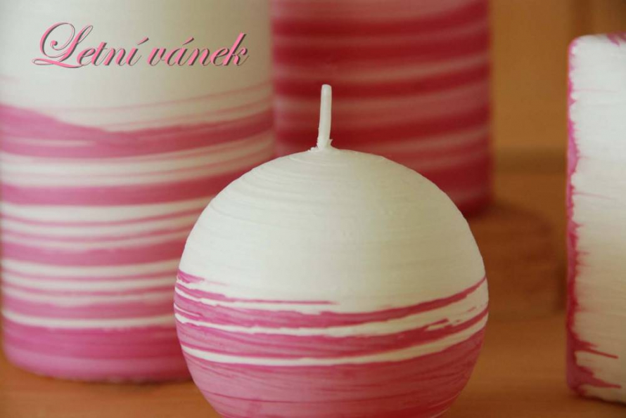 Vonná svíčka "Aroma spirála" letní vánek - DOPRODEJ