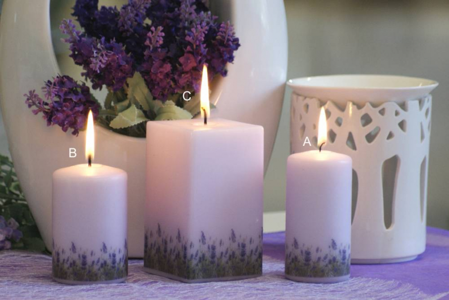 Vonná svíčka "Lavender" lila/42