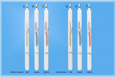Křestní svíce 1001/C