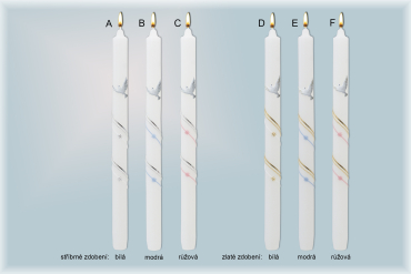 Křestní svíce 1002