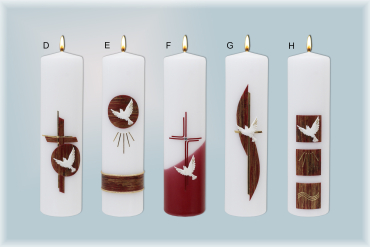 Oltářní svíce reliéf II. 1029 - svatodušní