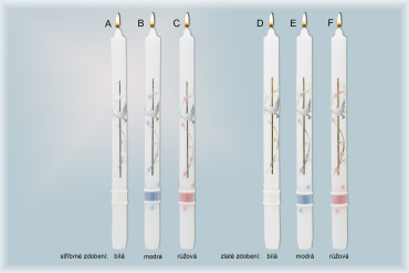 Křestní svíce 1001/F