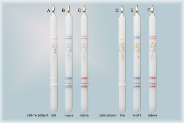 Křestní svíce 1001/G