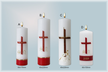 Svíce kostelní velikonoční - reliéf I.